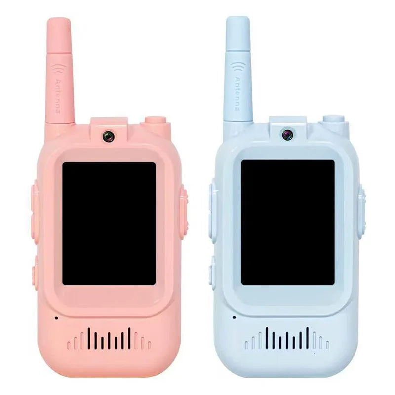 Kids Video Walkie Talkie Toys With HD Camera And 2 Inch Screen Wireless Intercom Toy For Camping Travel Birthday Gifts Outdoor