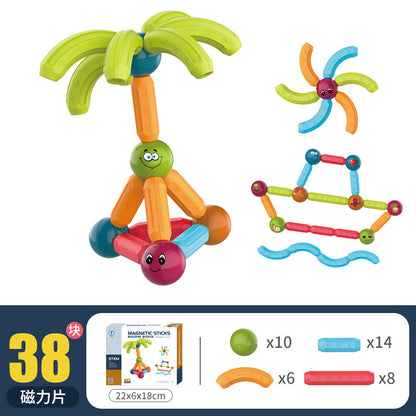Magnetic Balls & Rods Building Set – Creative STEM Educational Toy for Kids