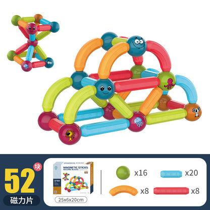Magnetic Balls & Rods Building Set – Creative STEM Educational Toy for Kids