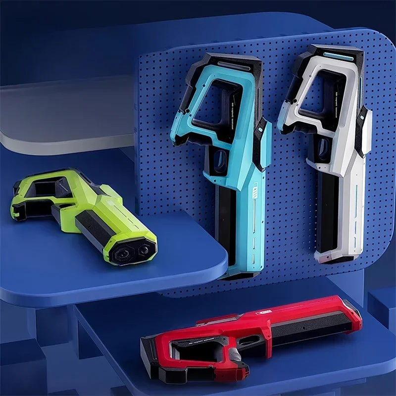 Electric Automatic Water Storage Gun Toys Portable Children Summer Beach Outdoor Fight Fantasy Spray Gun Toys Boy Kid Adult Game