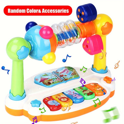 Baby Musical Piano Keyboard Toys, Rhythm Game & Song Play Activity Learning Toy, Christmas Gifts, Halloween Gifts
