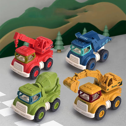 Excavator Toys for Boys Kids Construction Trucks Stable Construction Vehicle Toys Funny Engineering Truck Toy for Children Play