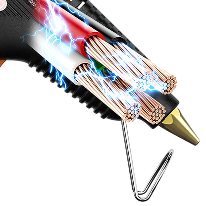 150W Industrial Electrothermal Hot Melt Glue Gun - 11mm Glue Sticks Compatible Thermo Temperature DIY Electric Repair Tool