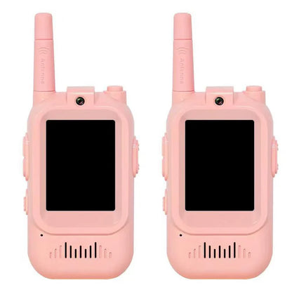 Kids Video Walkie Talkie Toys  With HD Camera And 2 Inch Screen Wireless Intercom Toy For Camping Travel Birthday Gifts Outdoor