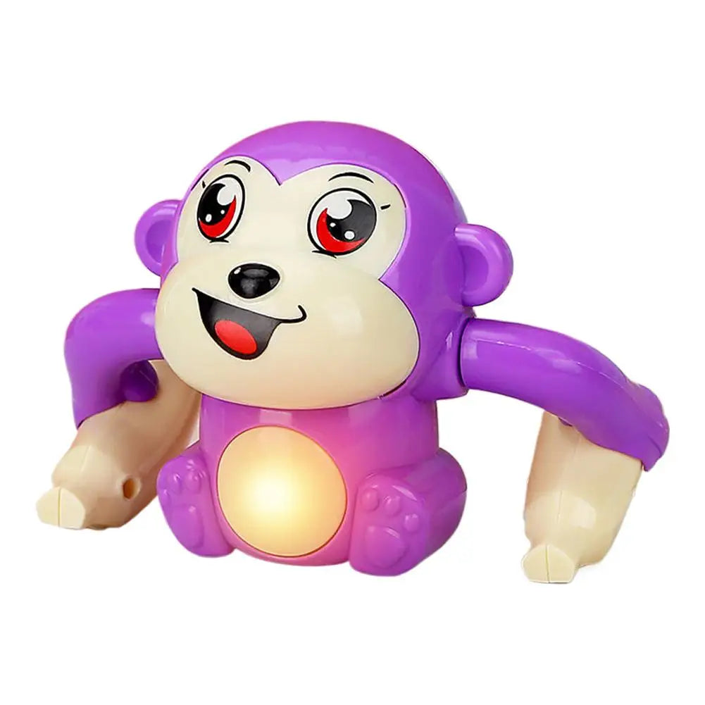 Baby toy electric rolling monkey light music puzzle sound prompt monkey children's toy gift preschool education toy