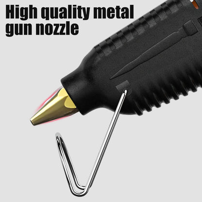 150W Industrial Electrothermal Hot Melt Glue Gun - 11mm Glue Sticks Compatible Thermo Temperature DIY Electric Repair Tool