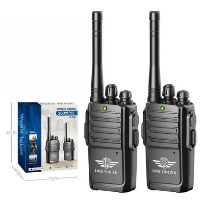 Walkie Talkie Toy Interphone Dialogue Wireless Pager Indoor and Outdoor Communication Game 2pcs/set Not Include Battery