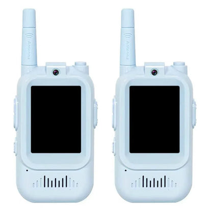 Kids Video Walkie Talkie Toys  With HD Camera And 2 Inch Screen Wireless Intercom Toy For Camping Travel Birthday Gifts Outdoor