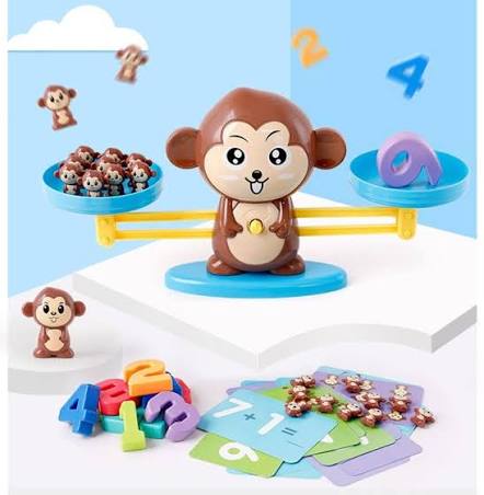 Educational Counting & Learning Toy for Kids - Monkey Balance Math Game