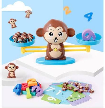 Educational Counting & Learning Toy for Kids - Monkey Balance Math Game